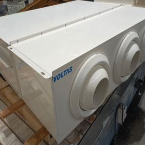 The model falls in the “Ductable Split Units” range by Voltas, nominal capacity ~5.5 TR for the set model “ACADS05513” in the R410A refrigerant series. thesmarthvac.com +3 Voltas +3 Voltas +3 Indoor unit (IDU) power supply: 230 V / 1 Phase / 50 Hz. thesmarthvac.com +2 Voltas +2 Outdoor unit (ODU) power supply: 3 Phase – 415 V / 50 Hz (R, Y, B, N + Earth) in many cases. thesmarthvac.com +1 Compressor type: Hermetic Scroll. Voltas +1 Indoor unit airflow: for 5.5 TR air-cooled ductable split units (series) the spec sheet lists ~3740 CMH (cubic metres/hour). Voltas Refrigerant: For the series “ACADS05513” it corresponds to R410A.